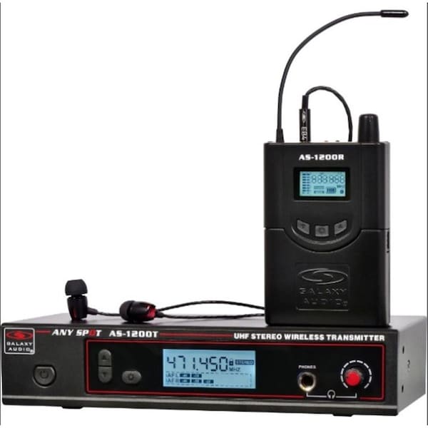 Abacus AnySpot Wireless In-Ear Monitor System with EB4 Earbuds AB3821973 - main